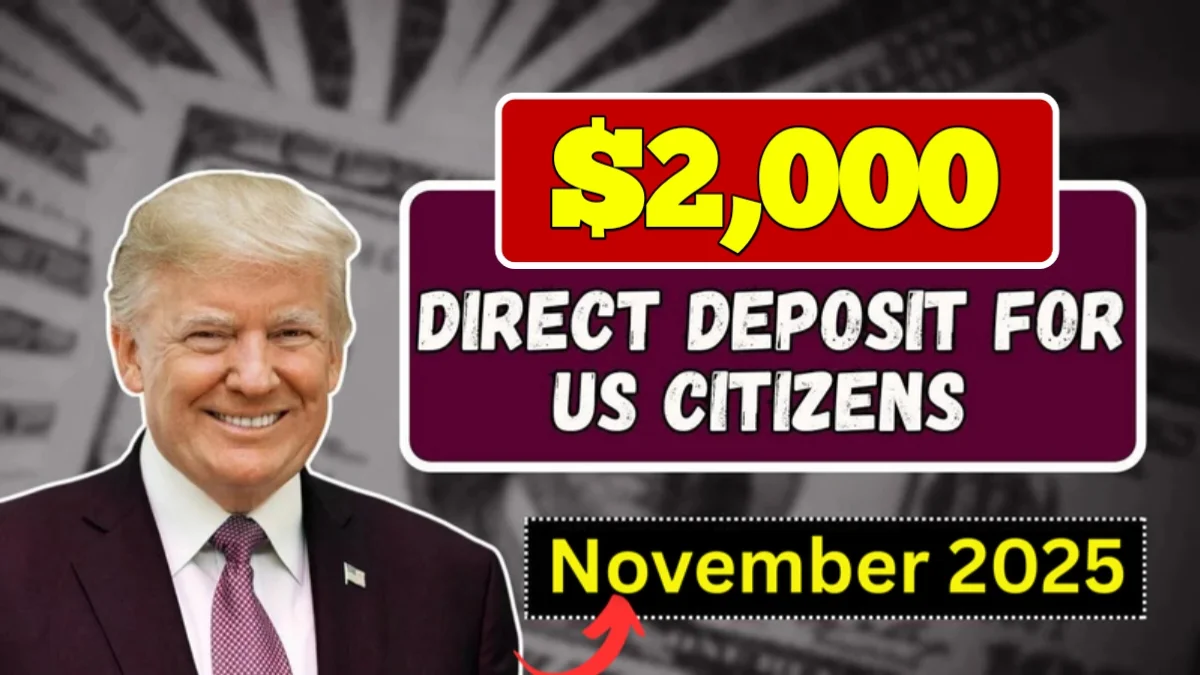 $2,000 Federal Direct Deposit