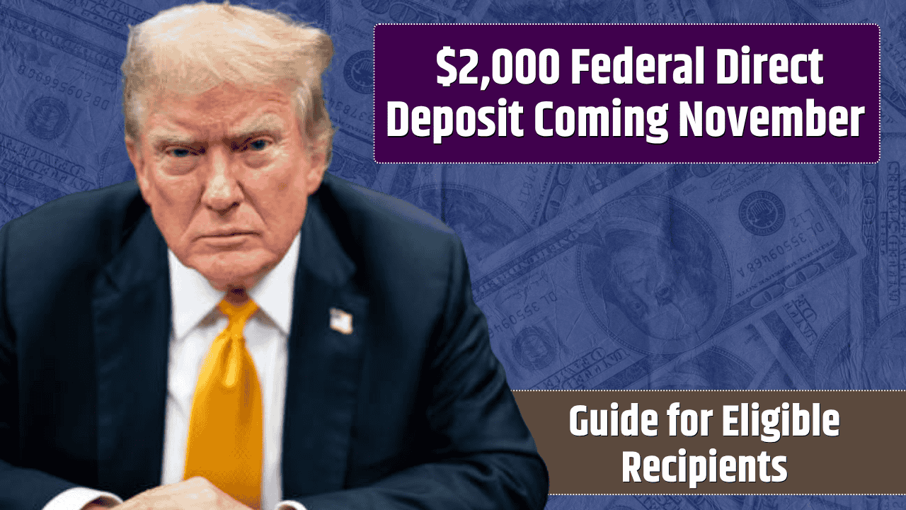 $2,000 Federal Direct Deposit