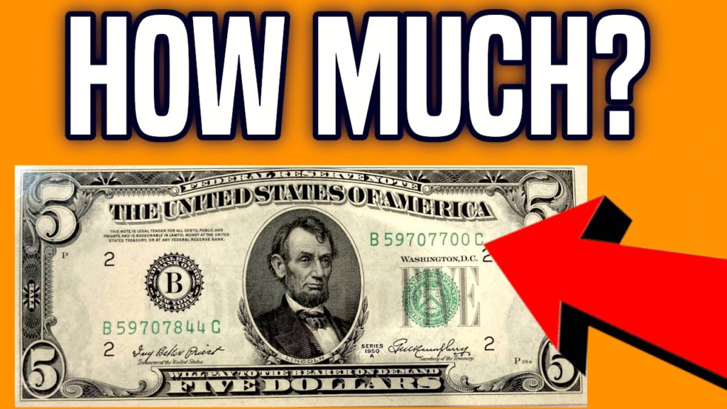 Check Your Wallet – 1995 $5 Bill With Upside-Down Seal Worth Up to $3,500